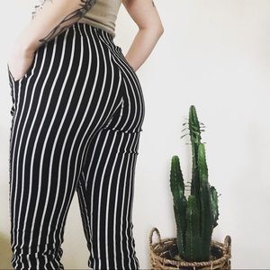 PINSTRIPE CIGARETTE PANTS by PINUP GIRL CLOTHING